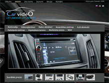 Tablet Screenshot of carvideo.lv
